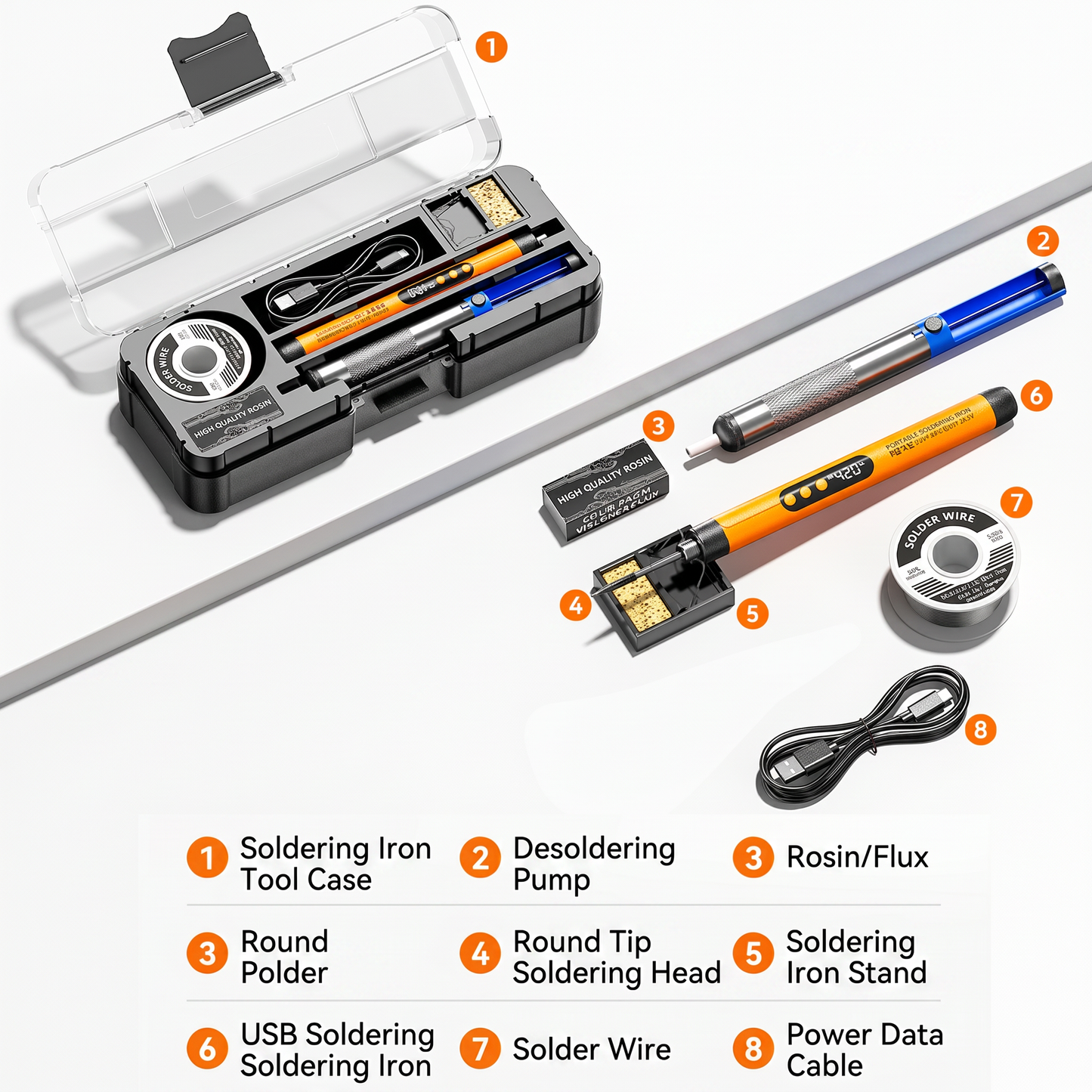 USB Soldering Iron Kit – Portable Electric Welding Pen with LCD Display