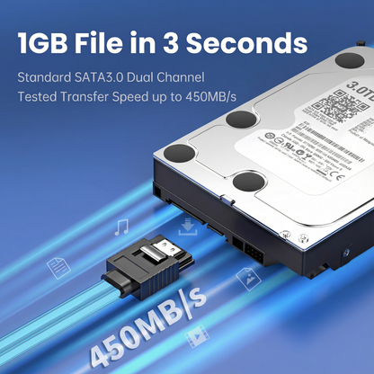 SATA III 6Gbps Data Cable – SSD, HDD, Optical Drive