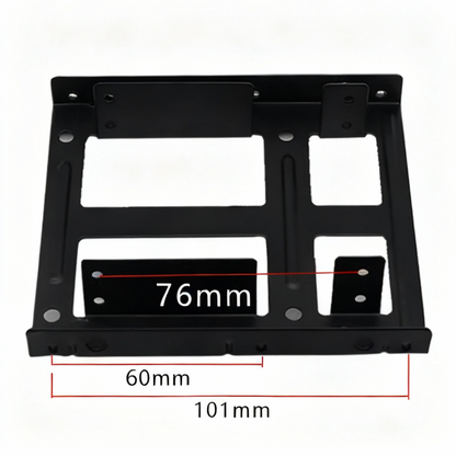 2.5” to 3.5” Metal Drive Mounting Bracket