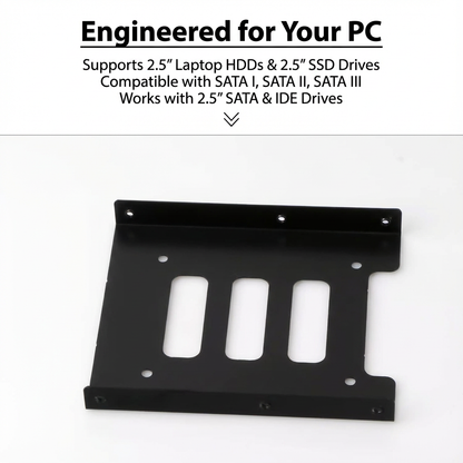 2.5” to 3.5” Metal Drive Mounting Bracket