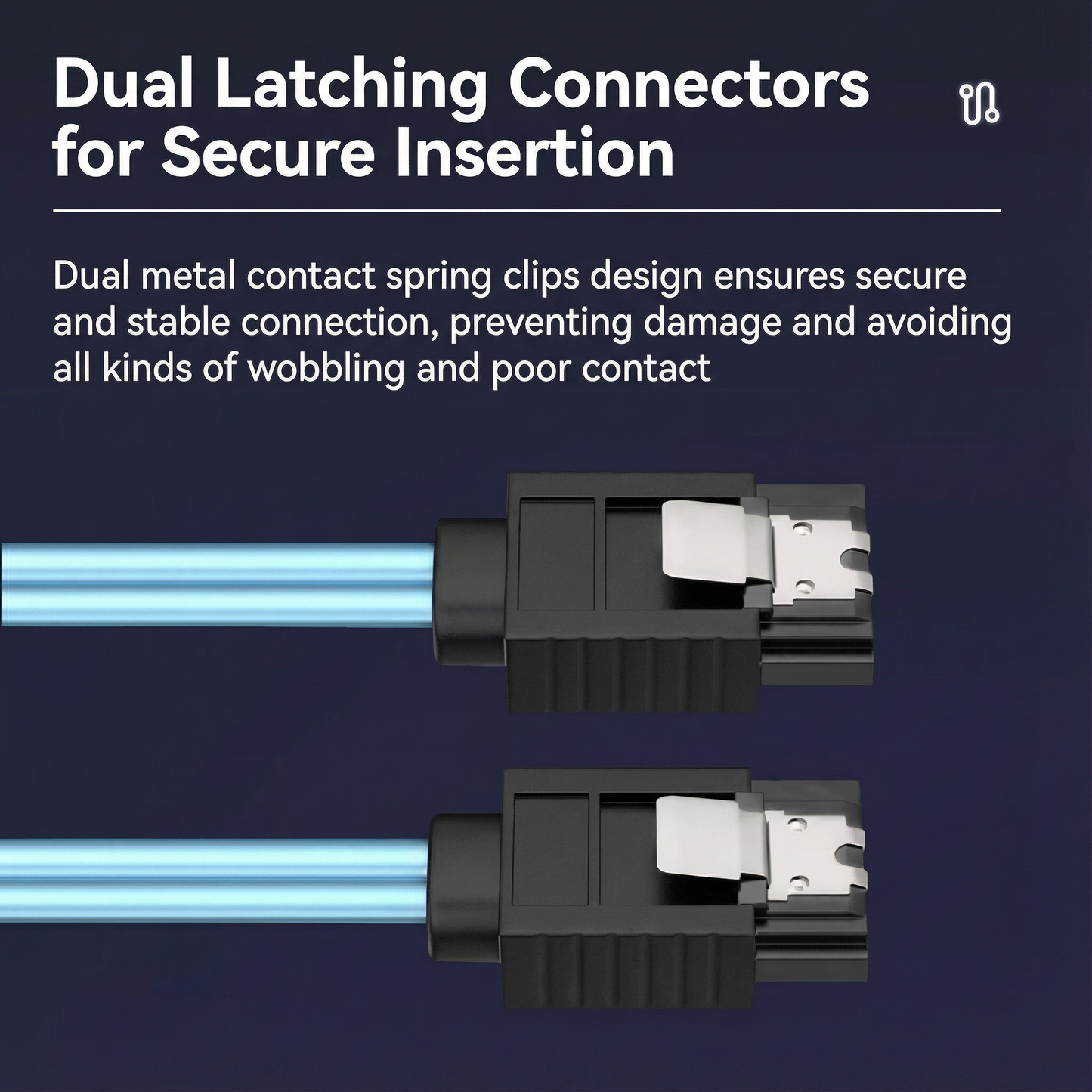 SATA III 6Gbps Data Cable – SSD, HDD, Optical Drive