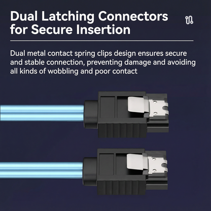 SATA III 6Gbps Data Cable – SSD, HDD, Optical Drive