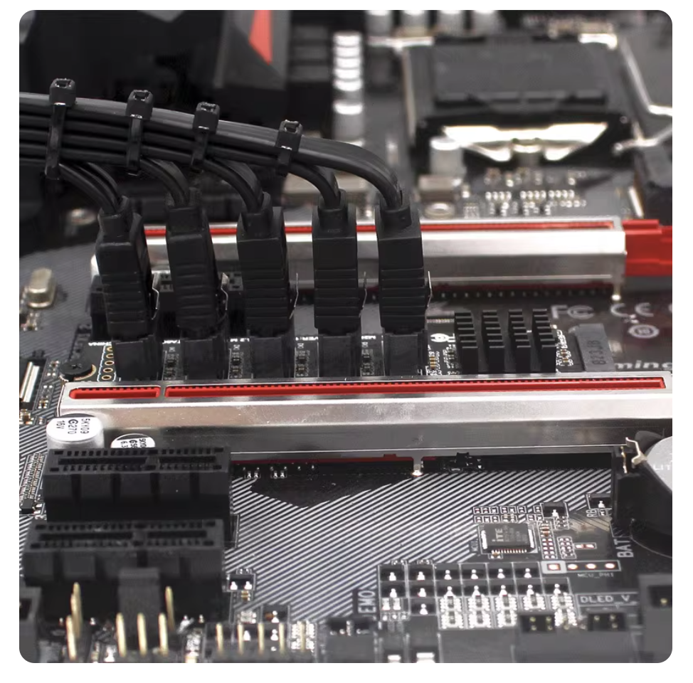 M.2 NVMe to 5-Port SATA Adapter – M-Key Expansion Card for NAS & PC