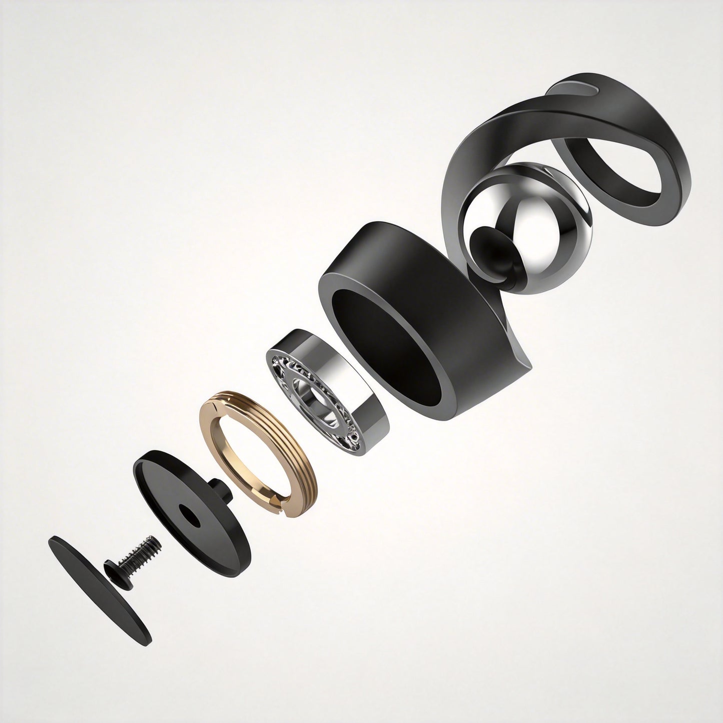 Floating Gyroscope Desk Toy – Ultra Quiet Metal Fidget Spinner for Focus & Stress Relief