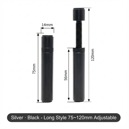 Adjustable GPU Support Bracket – Tool-Free, Aluminum Alloy, Vertical GPU Holder