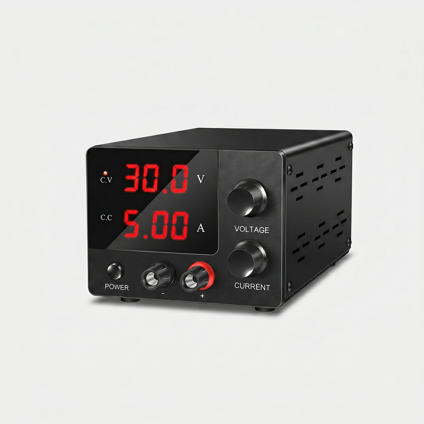 Adjustable 30V 5A DC Power Supply – Digital Encoder Voltage Regulator for Electronics DIY