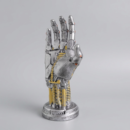 Cyberpunk Mechanical Hand Controller Stand – Gaming Desk Holder for PS5 & Xbox