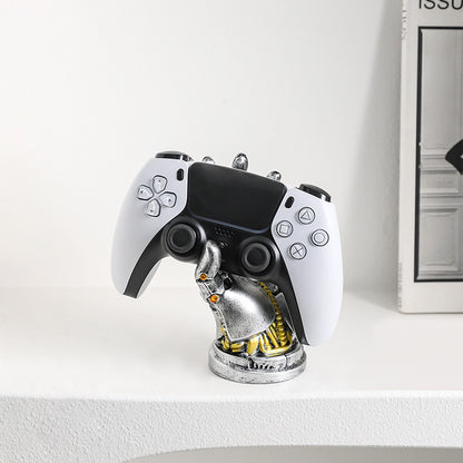 Cyberpunk Mechanical Hand Controller Stand – Gaming Desk Holder for PS5 & Xbox