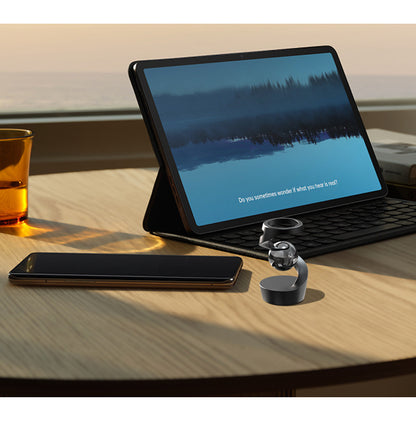 Floating Gyroscope Desk Toy – Ultra Quiet Metal Fidget Spinner for Focus & Stress Relief