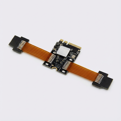 M.2 WiFi Slot to Dual SATA Expansion Card Slim Design · JMB582 · For NAS & Compact Builds