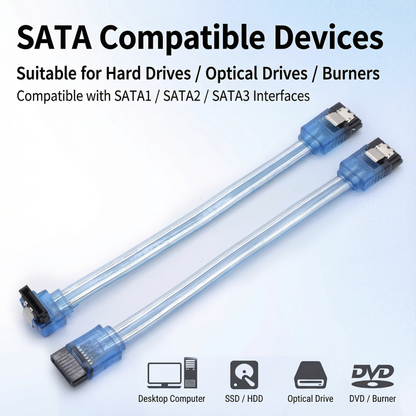 SATA III 6Gbps Data Cable – SSD, HDD, Optical Drive