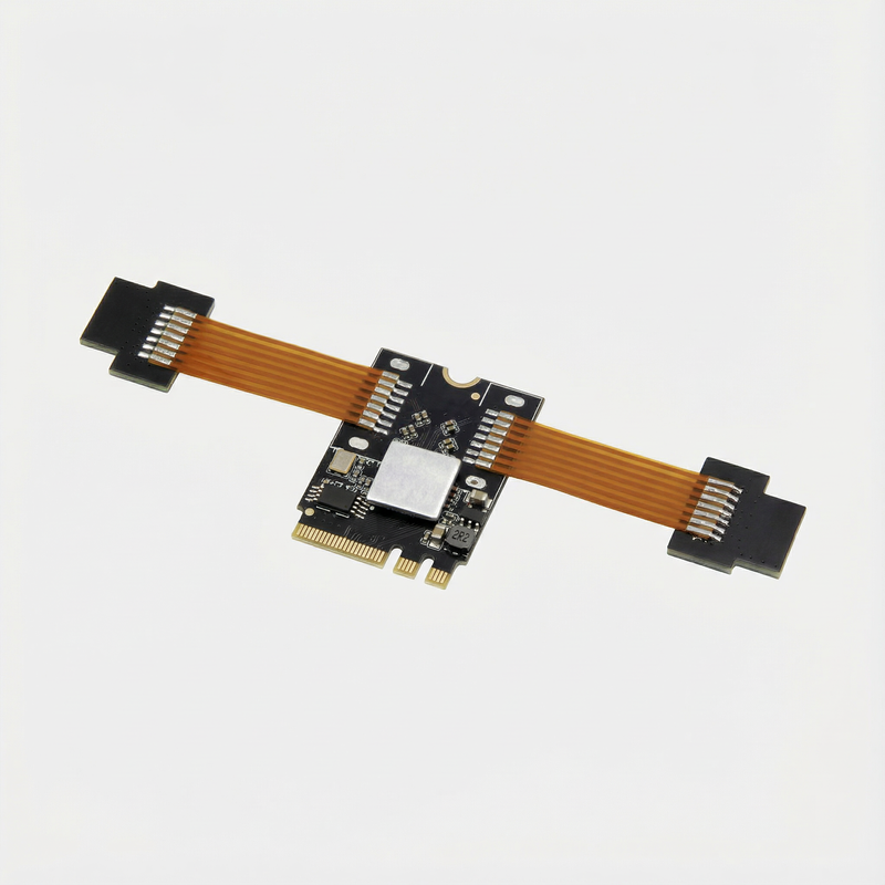 M.2 WiFi Slot to Dual SATA Expansion Card Slim Design · JMB582 · For NAS & Compact Builds