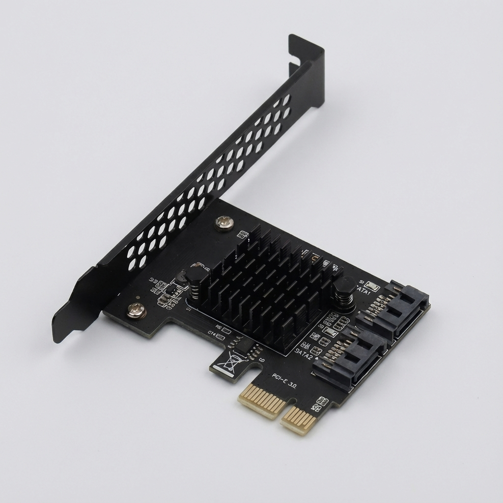 PCIe to SATA 3.0 Expansion Card – 2-Port Adapter for NAS & Desktop PCs