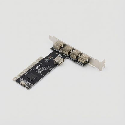 PCI to USB 2.0 Expansion Card – 5-Port Adapter with NEC Chipset