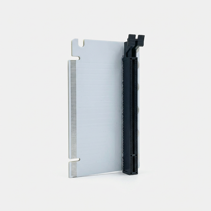 PCI-E 4.0 x16 90-Degree Left Angle Riser Card - For GPU Vertical Mount & Clean Cable Management