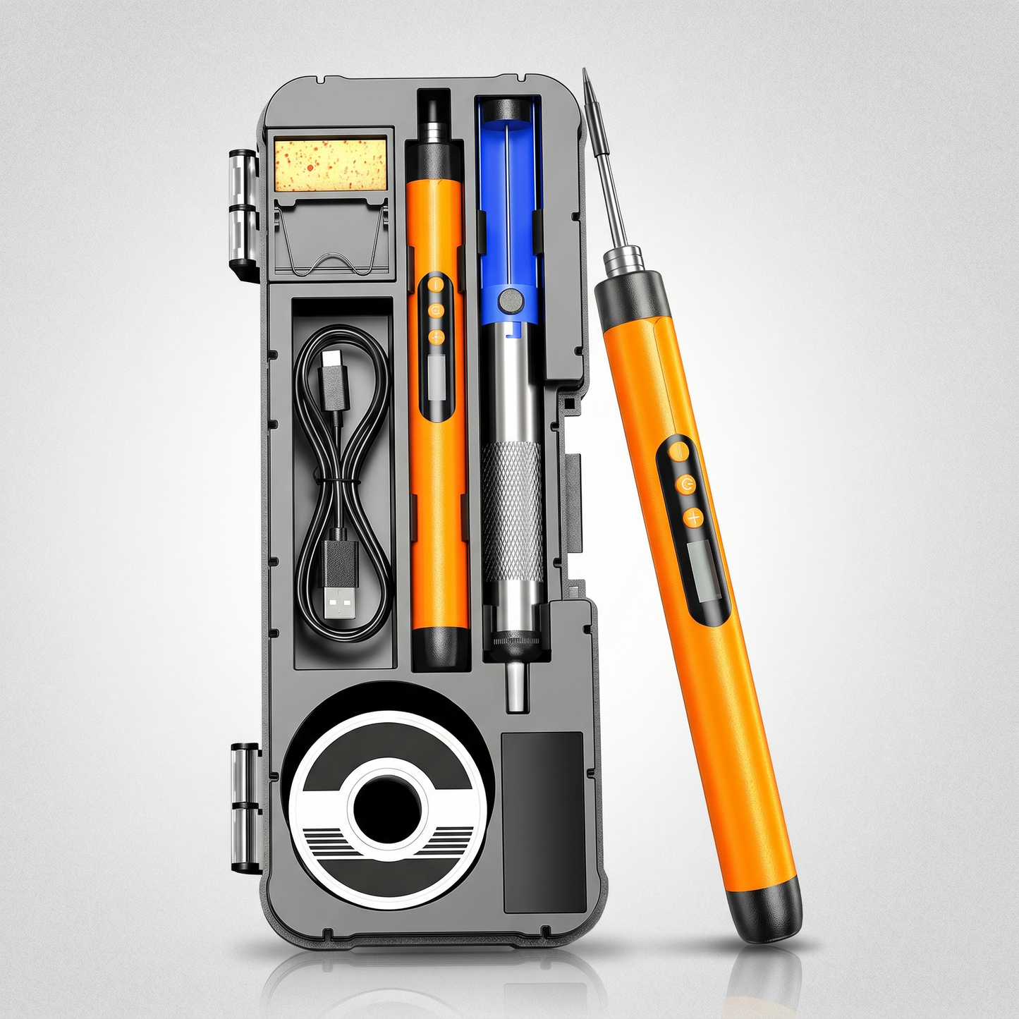 USB Soldering Iron Kit – Portable Electric Welding Pen with LCD Display