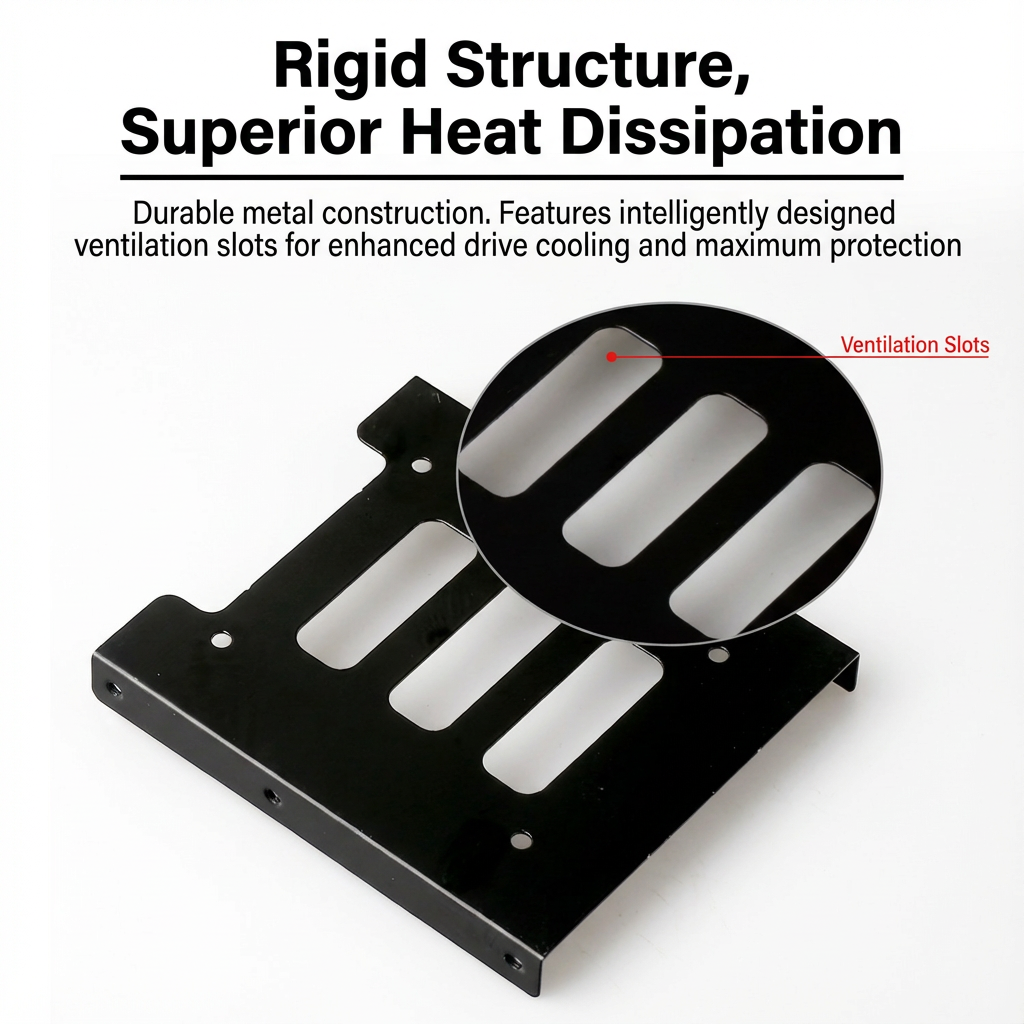 2.5” to 3.5” Metal Drive Mounting Bracket