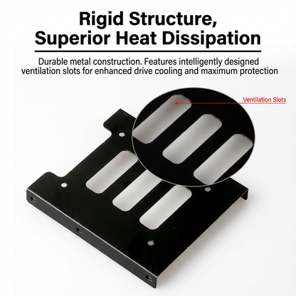 2.5” to 3.5” Metal Drive Mounting Bracket