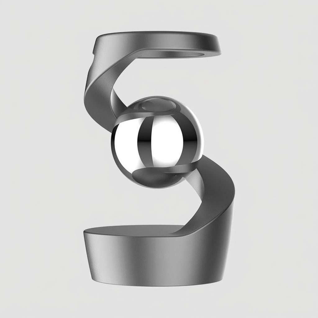 Floating Gyroscope Desk Toy – Ultra Quiet Metal Fidget Spinner for Focus & Stress Relief