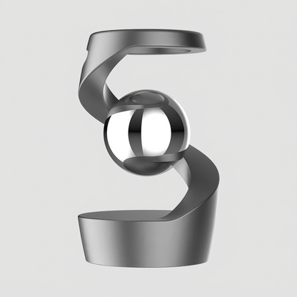 Floating Gyroscope Desk Toy – Ultra Quiet Metal Fidget Spinner for Focus & Stress Relief